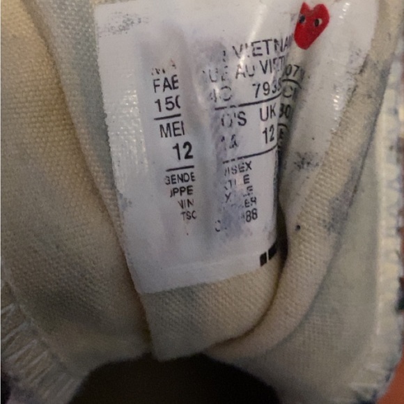 Comme Des Garcons CDG Converse - Picture 3 of 3